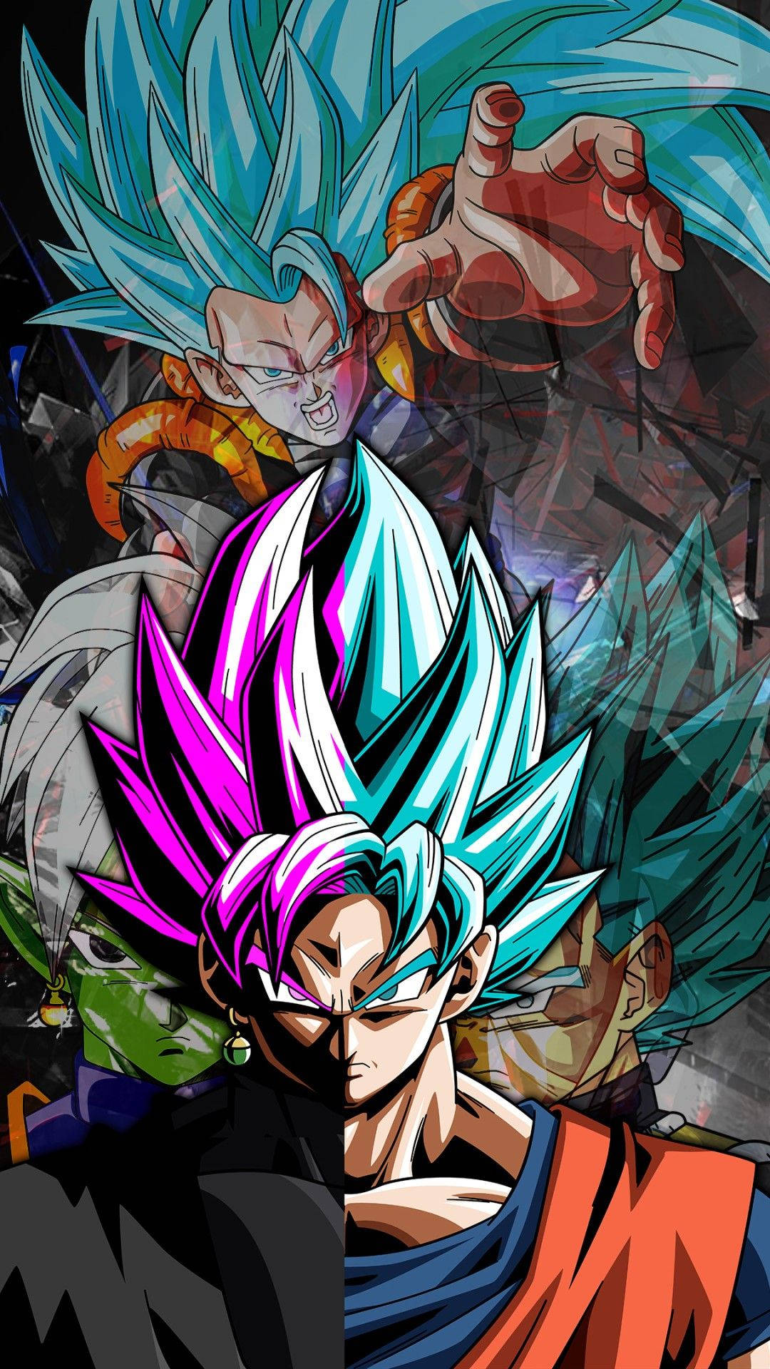 Phases Of Goku Black Iphone Wallpaper