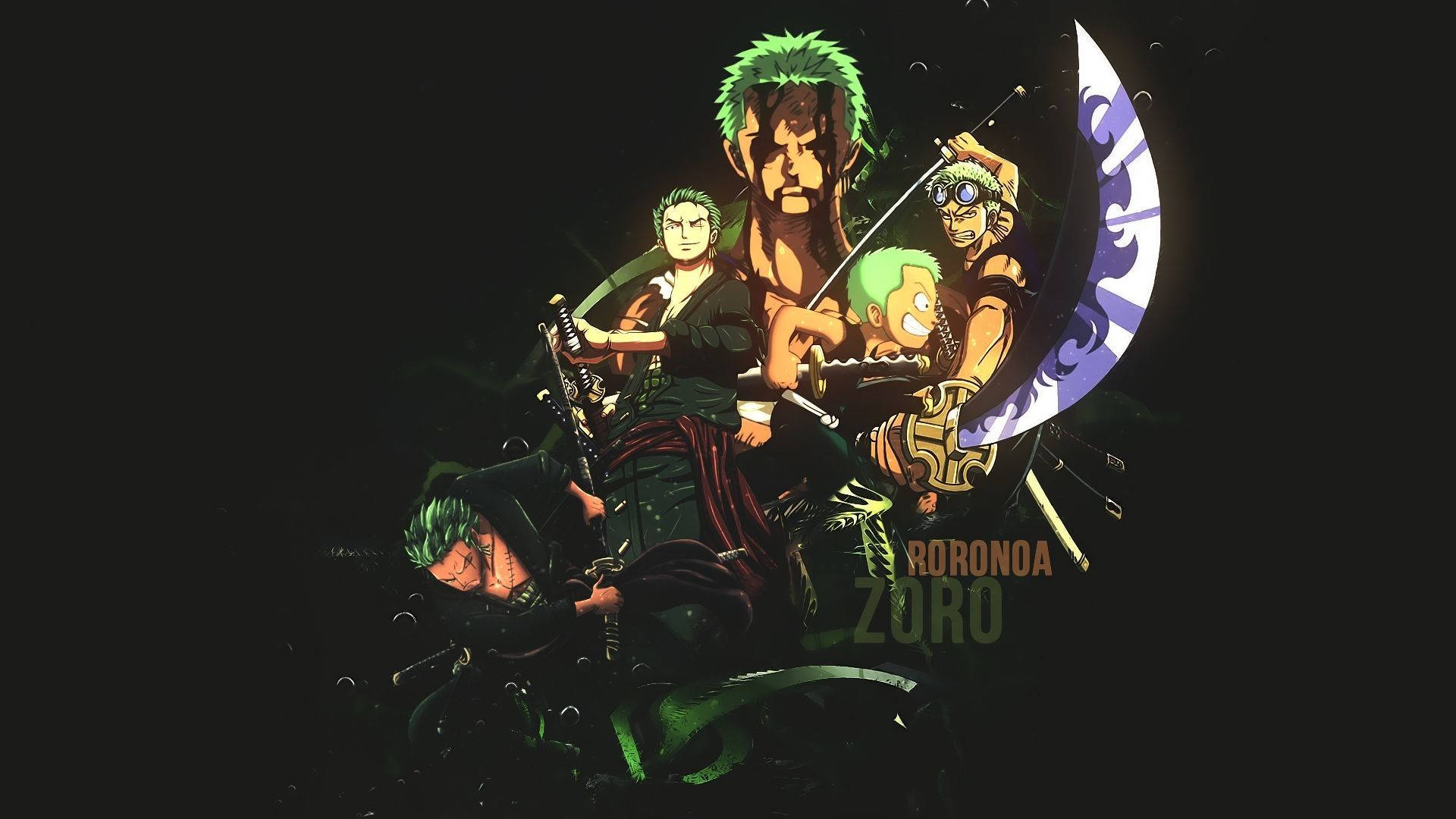 Follow Zoro on his travels as he works to become the world’s greatest swordsman. Wallpaper