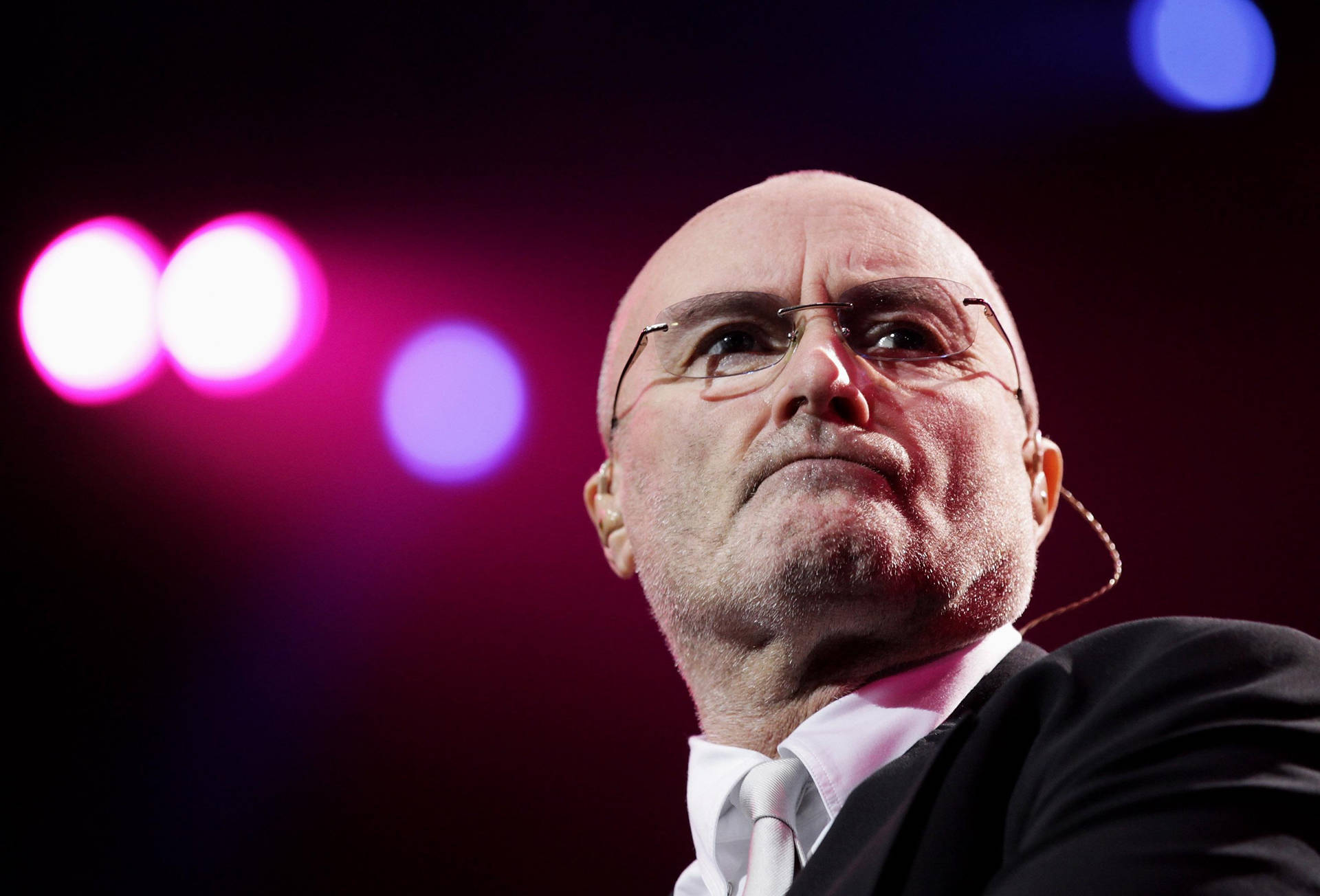 Phil Collins Grumpy Face Wallpaper