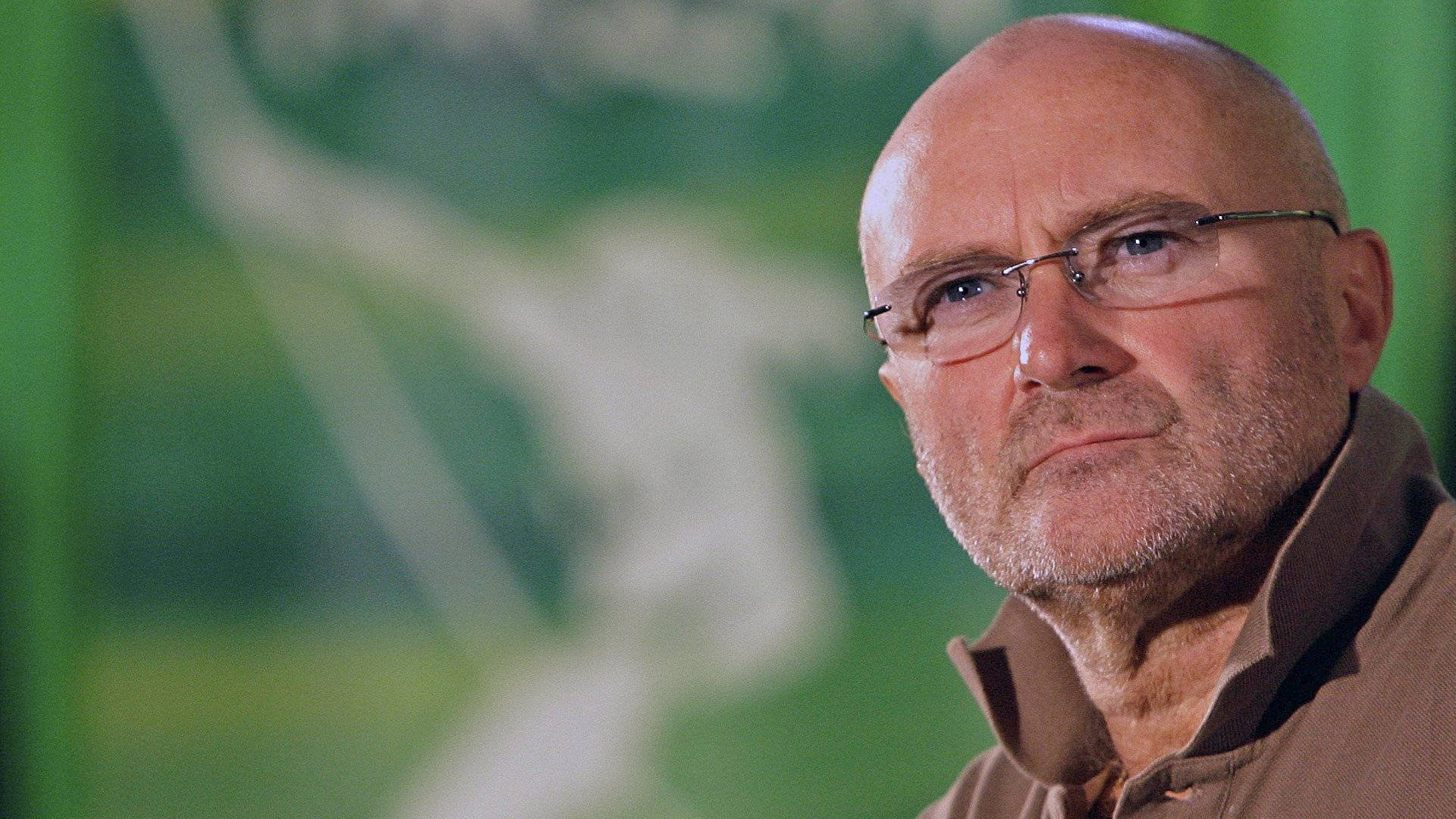 Phil Collins Serious Looks Wallpaper