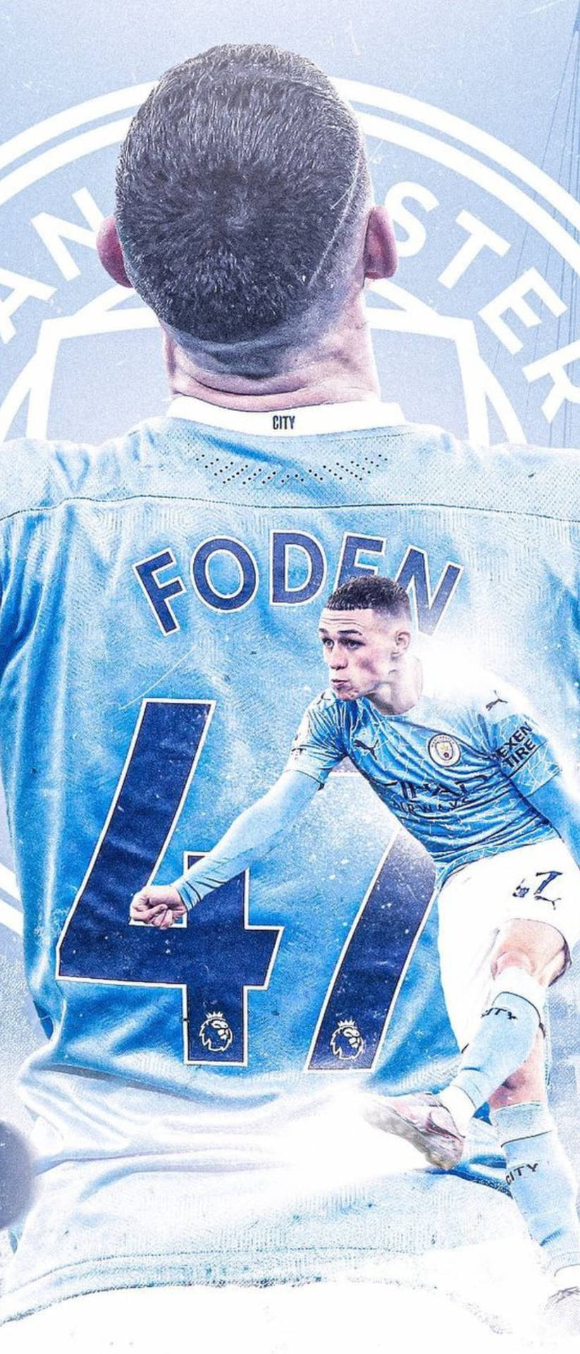 Phil Foden Number 4 Jersey Picture