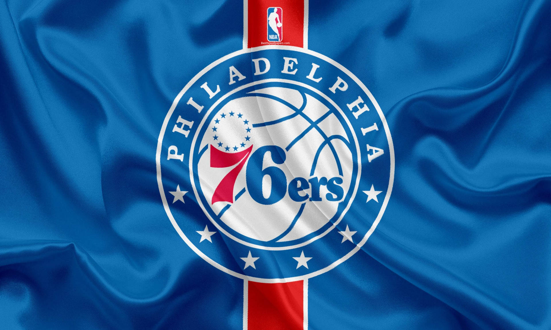 Philadelphia 76ers Flag Wallpaper