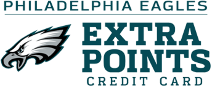 Philadelphia Eagles Extra Points Credit Card Logo PNG