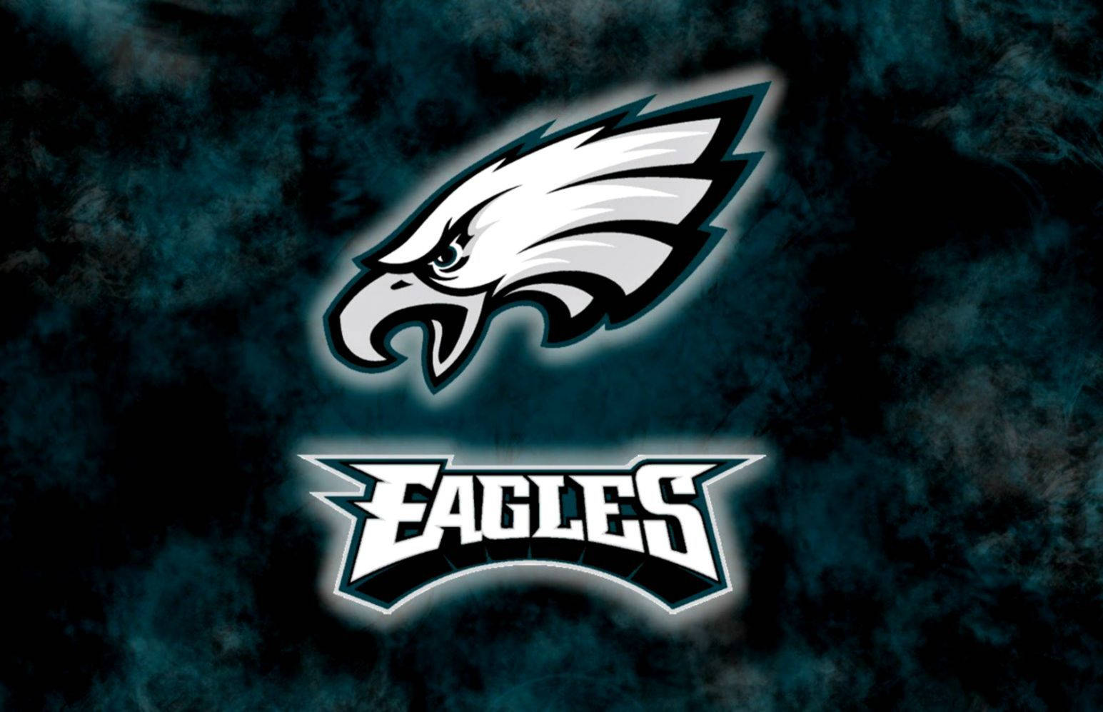 Philadelphia Eagles Logo With Shadow Wallpaper