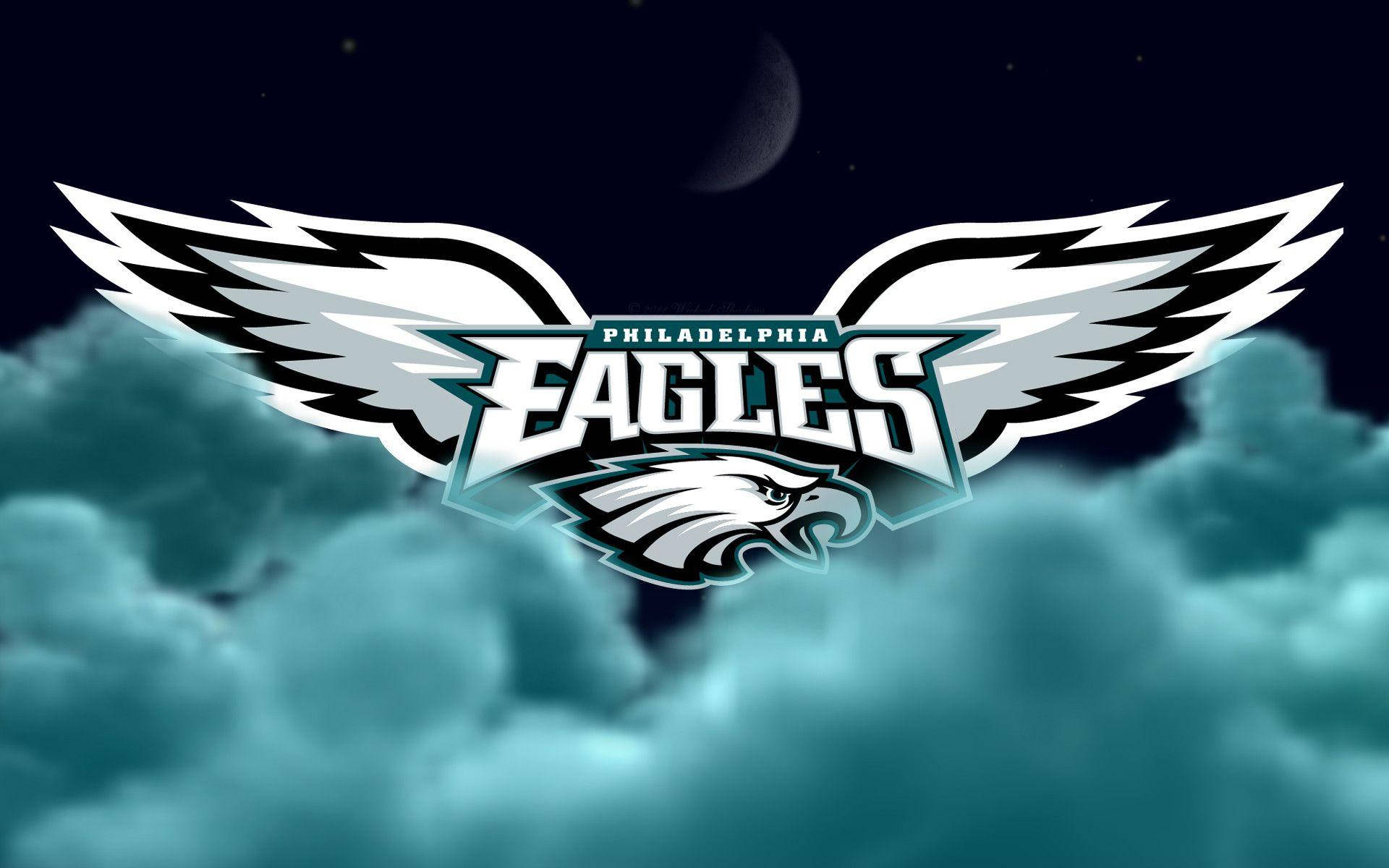 Philadelphia Eagles Logo With Wings Wallpaper