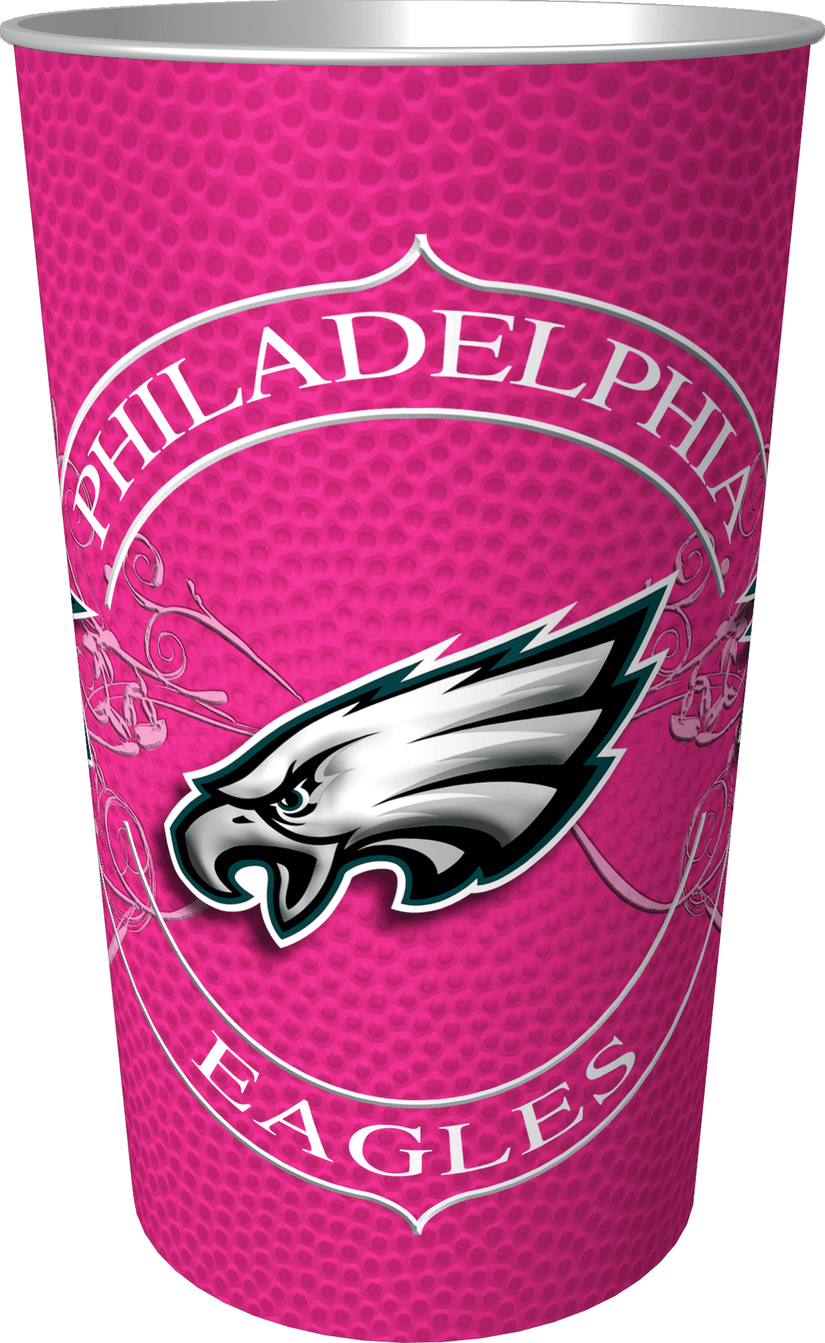 Philadelphia Eagles Pink Cup Design PNG