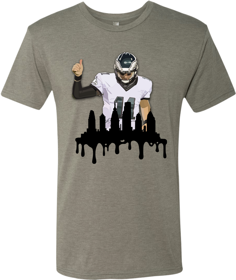 Philadelphia Eagles Player T Shirt Design PNG