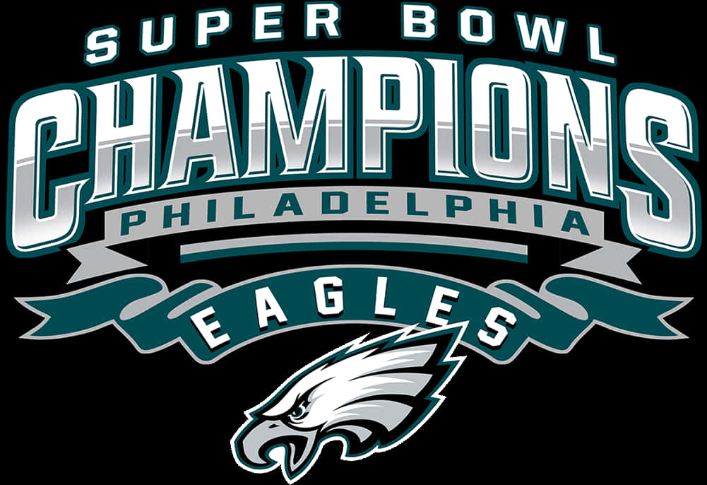 Philadelphia Eagles Super Bowl Champions Logo PNG
