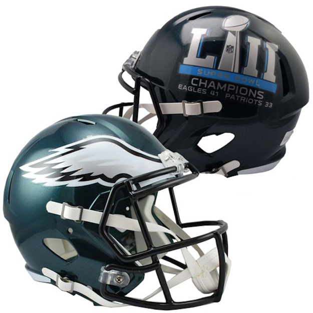 Philadelphia Eagles Super Bowl L I I Champions Helmets PNG