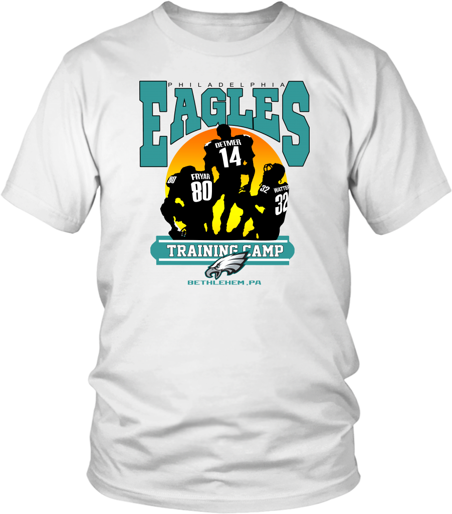 Philadelphia Eagles Training Camp T Shirt Design PNG