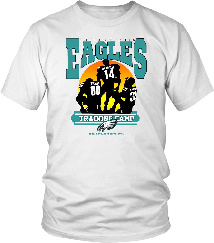 Philadelphia Eagles Training Camp T Shirt PNG