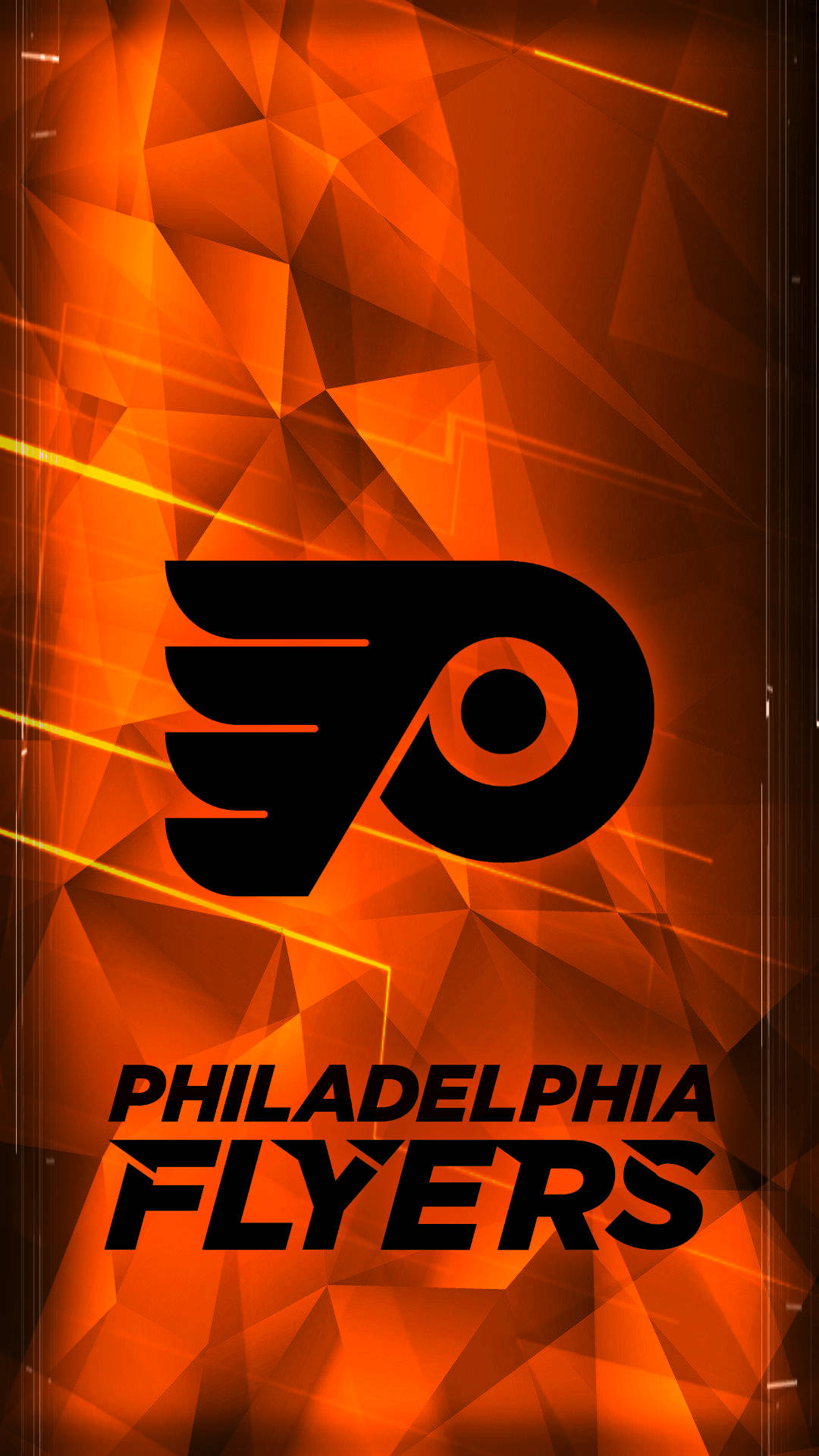Philadelphia Flyers Black Logo Wallpaper