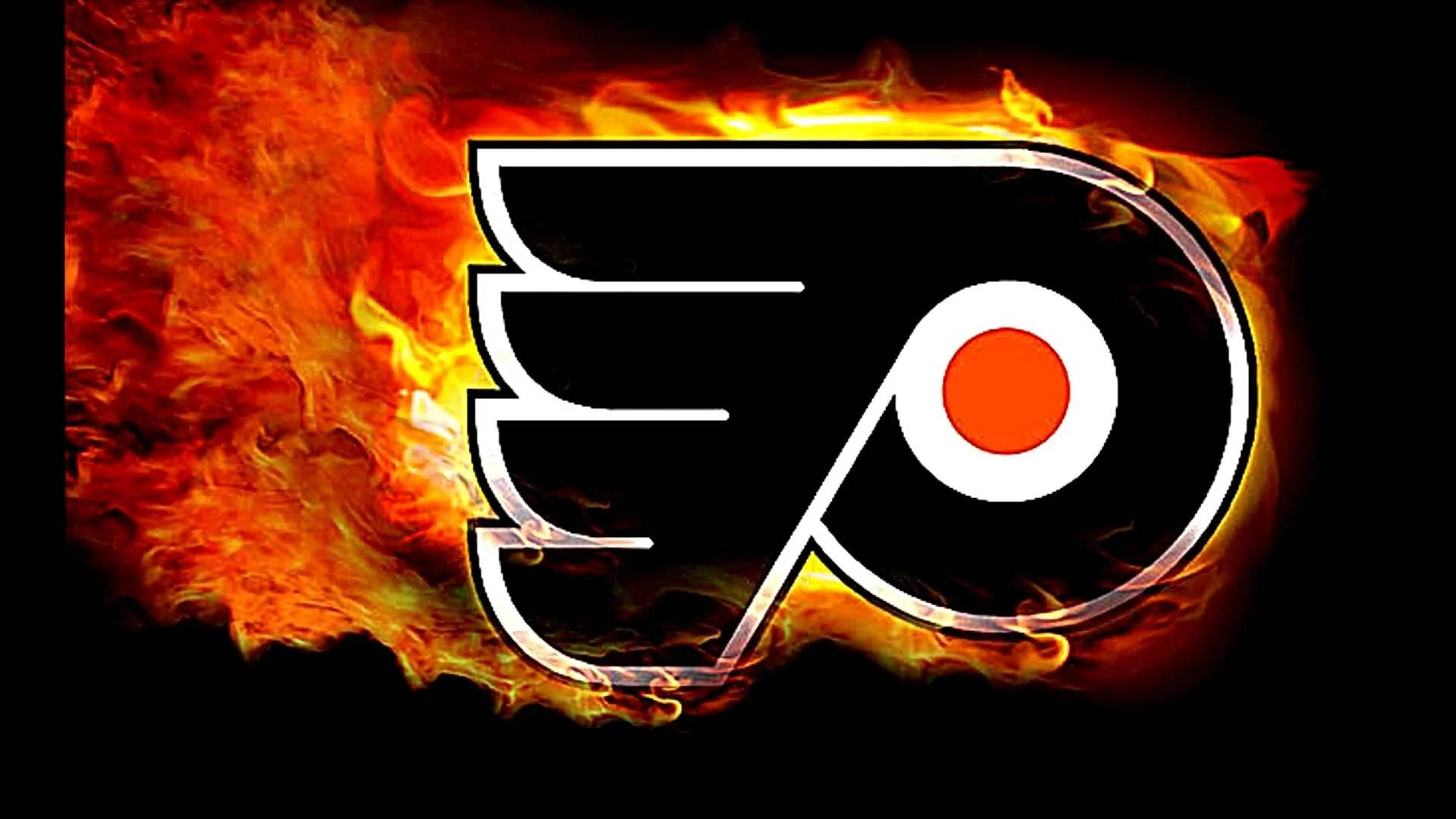 Philadelphia Flyers Flaming Logo Wallpaper