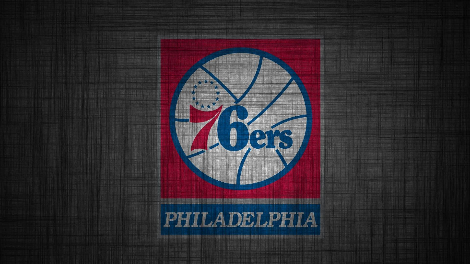 Philadelphia Sixers Logo Black Wallpaper