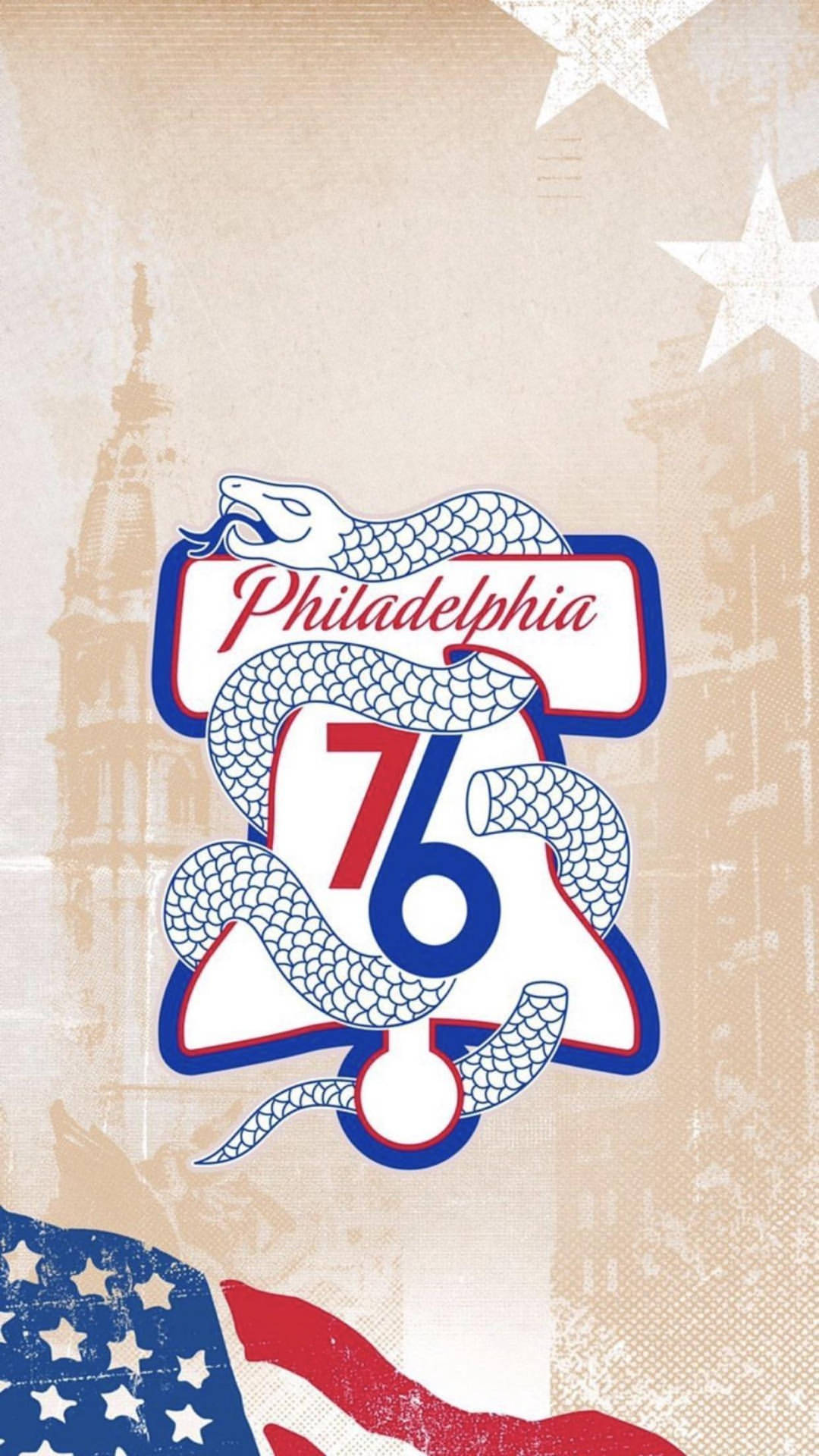 Philadelphia Sixers Phone Art Wallpaper