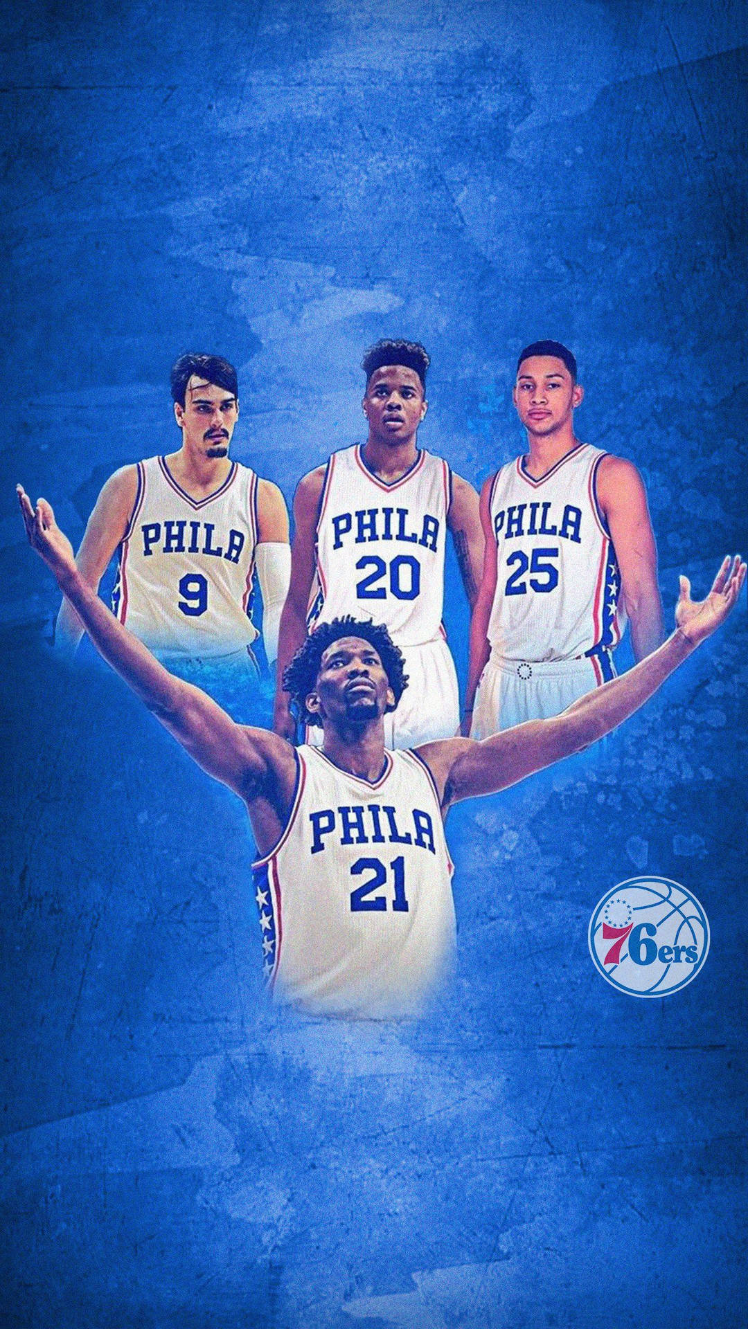 Philadelphia Sixers Starting Four Wallpaper