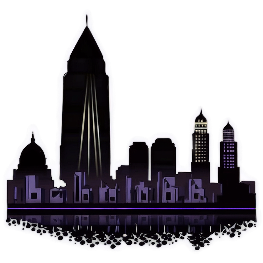 Philadelphia Skyline Silhouette Png 87 PNG