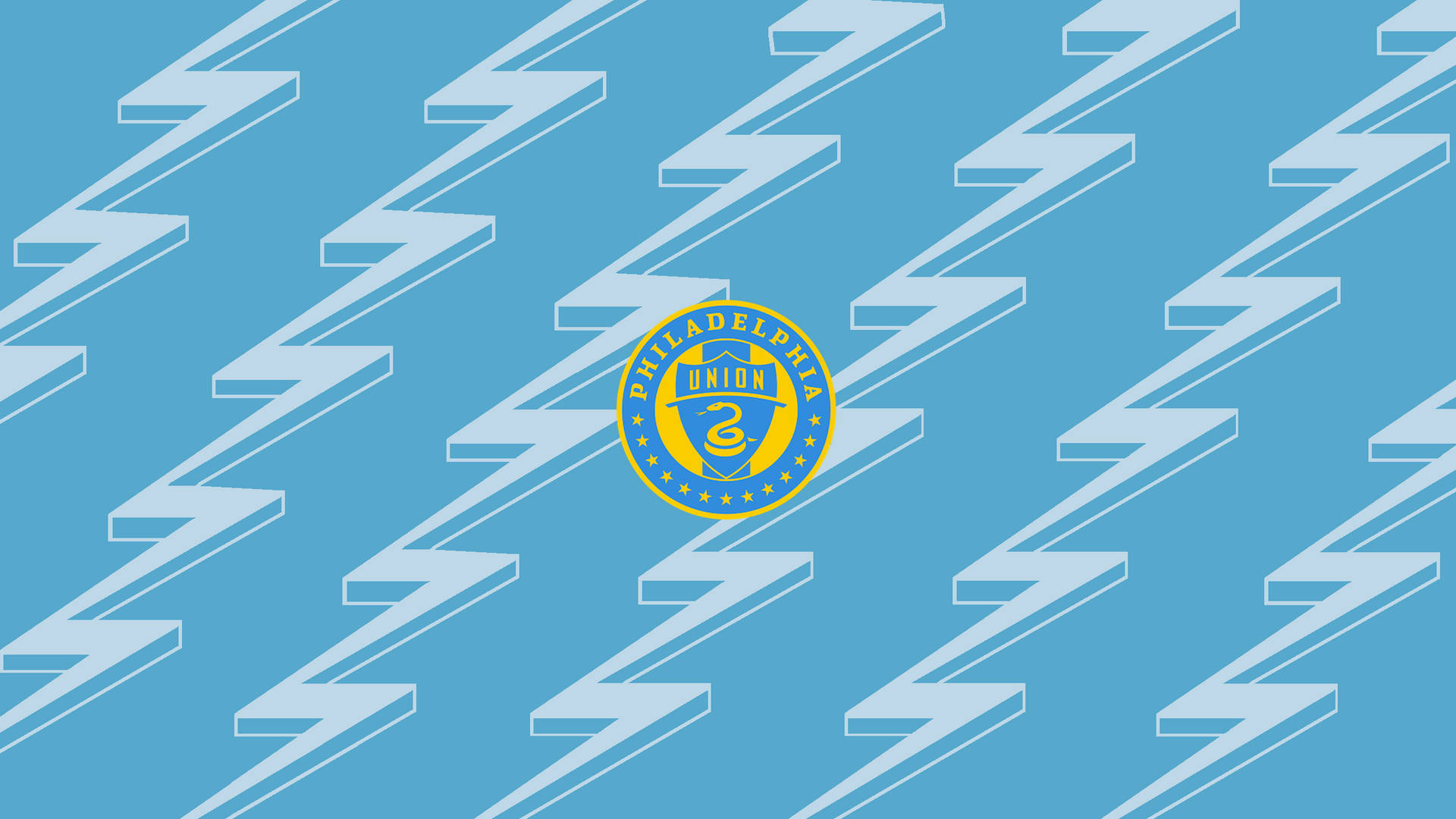 Niedlicherhintergrund Mit Philadelphia Union Logo. Wallpaper