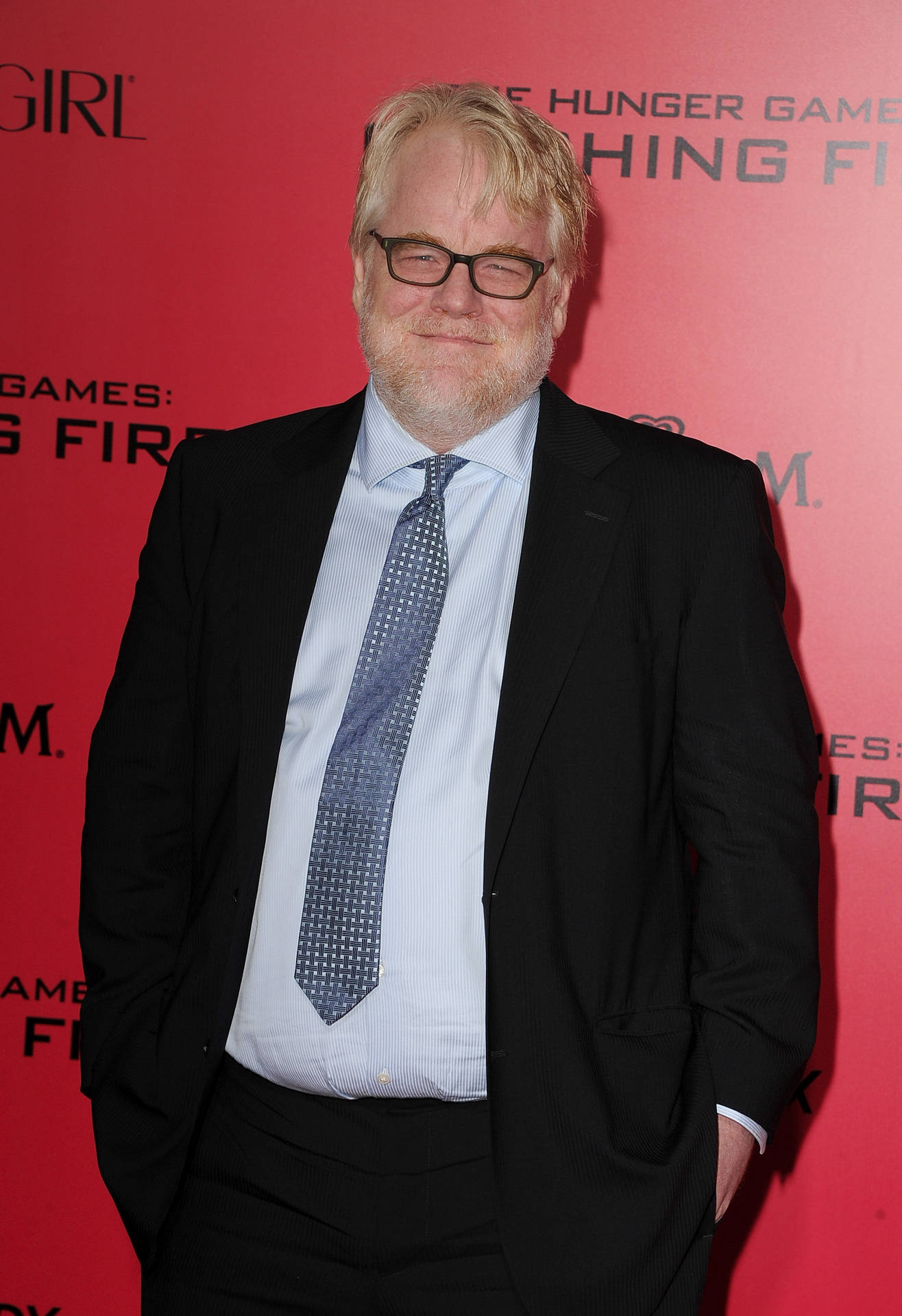 Philip Seymour Hoffman The Hunger Games Catching Fire Premiere Wallpaper