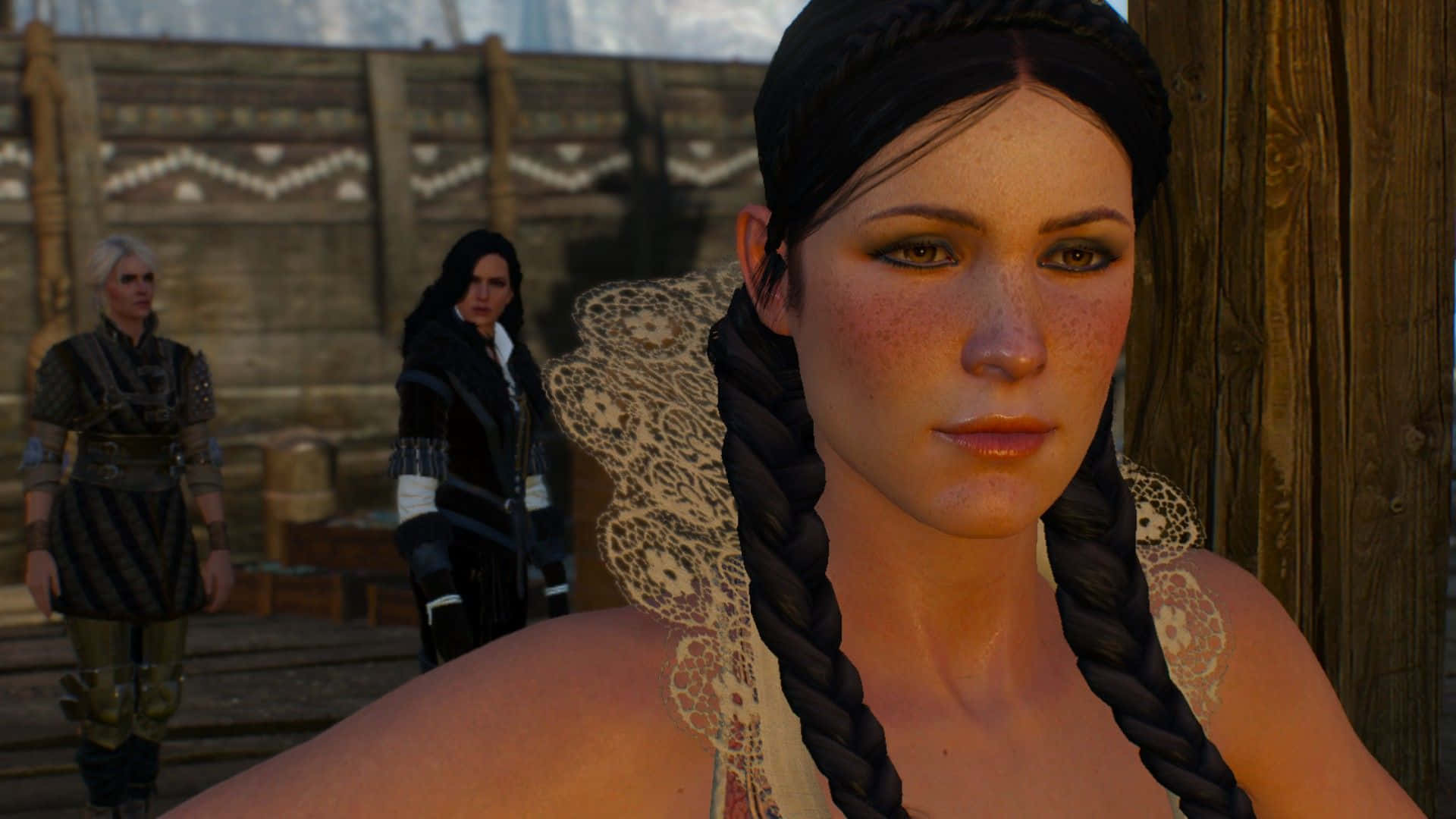 Philippa Eilhartand Companions The Witcher3 Wallpaper