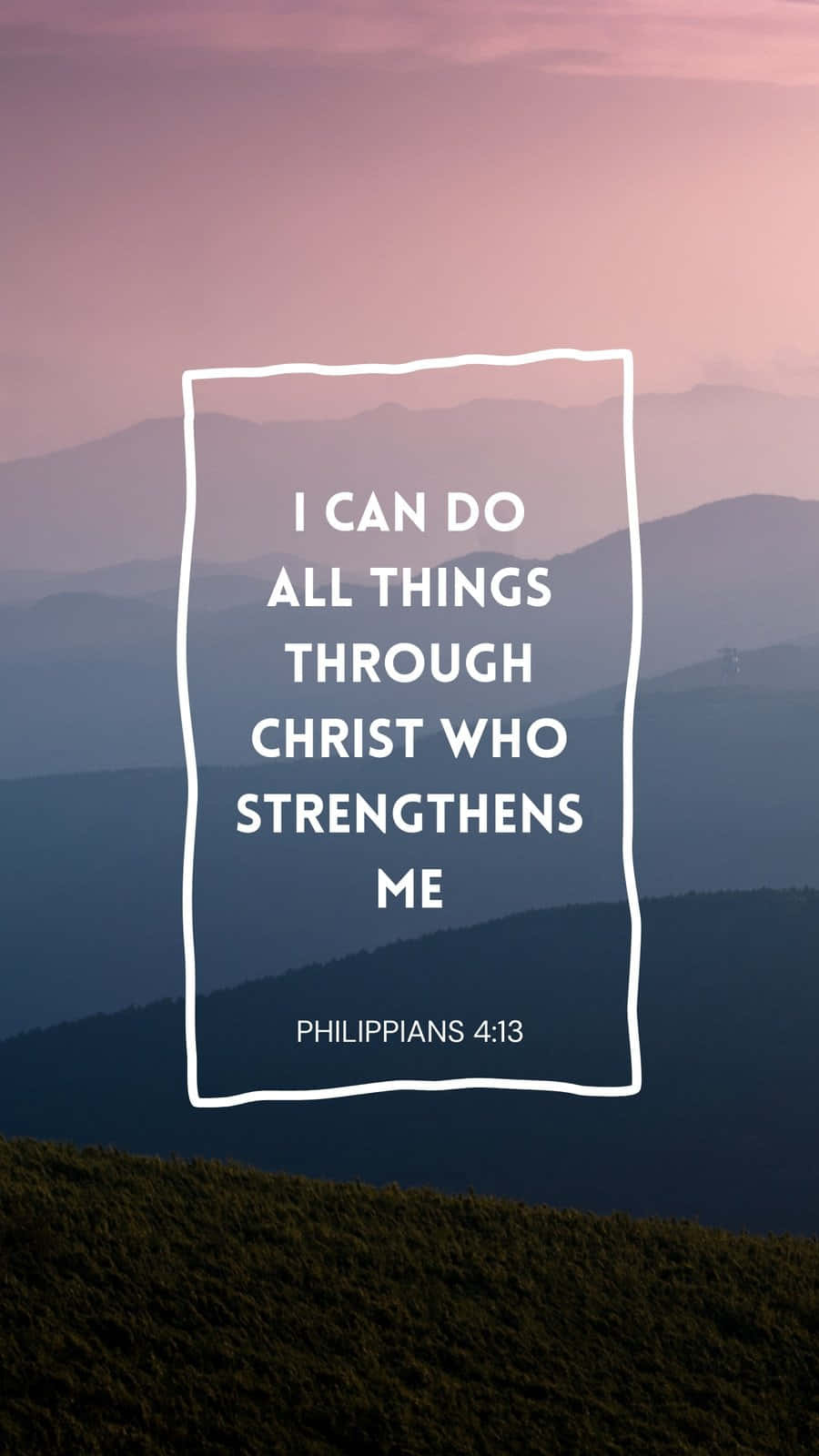 Philippians413 Inspirational Verse Wallpaper