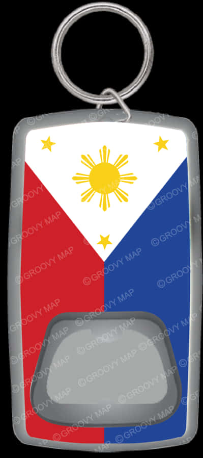Philippine Flag Keychain PNG