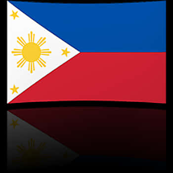 Philippine Flag Reflection PNG
