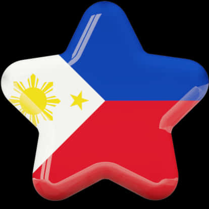 Philippine Flag Star Shape PNG