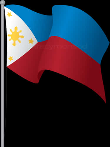 Philippine Flag Waving PNG
