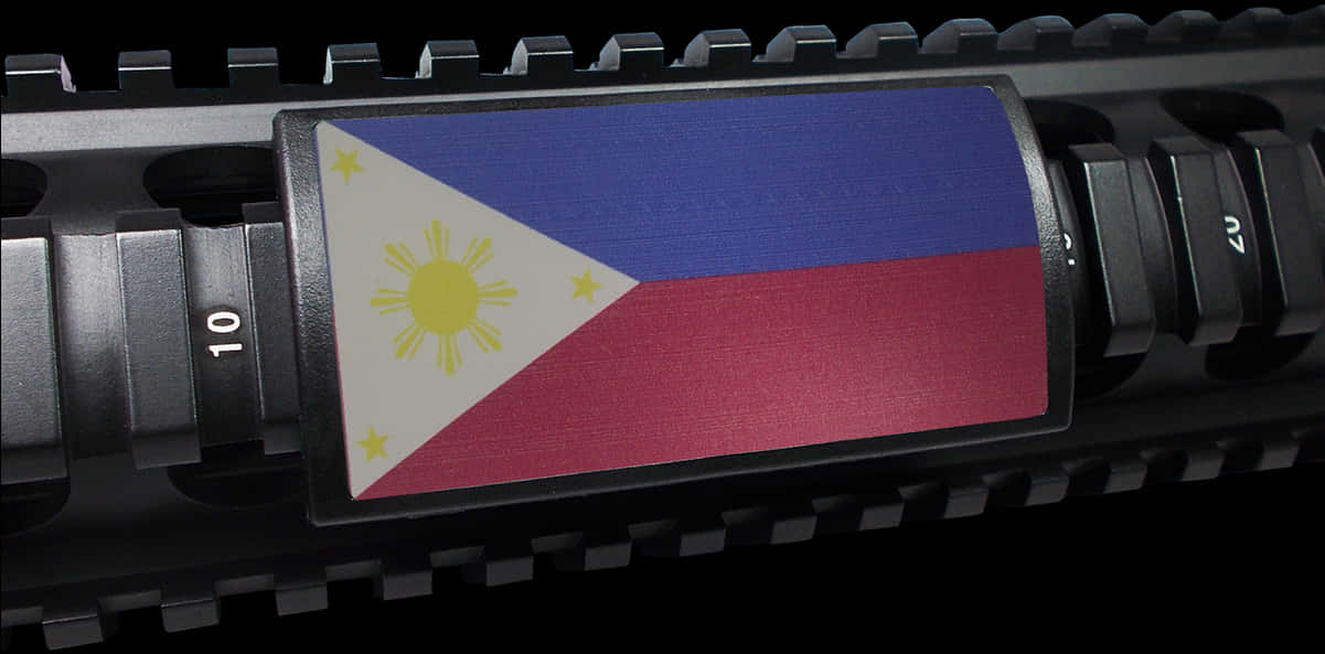 Philippine Flagon Military Rail PNG