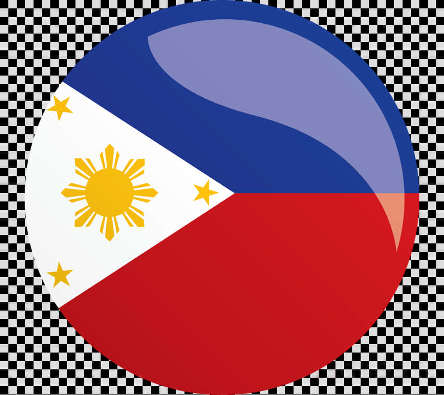 Philippine_ Flag_ Round_ Design PNG