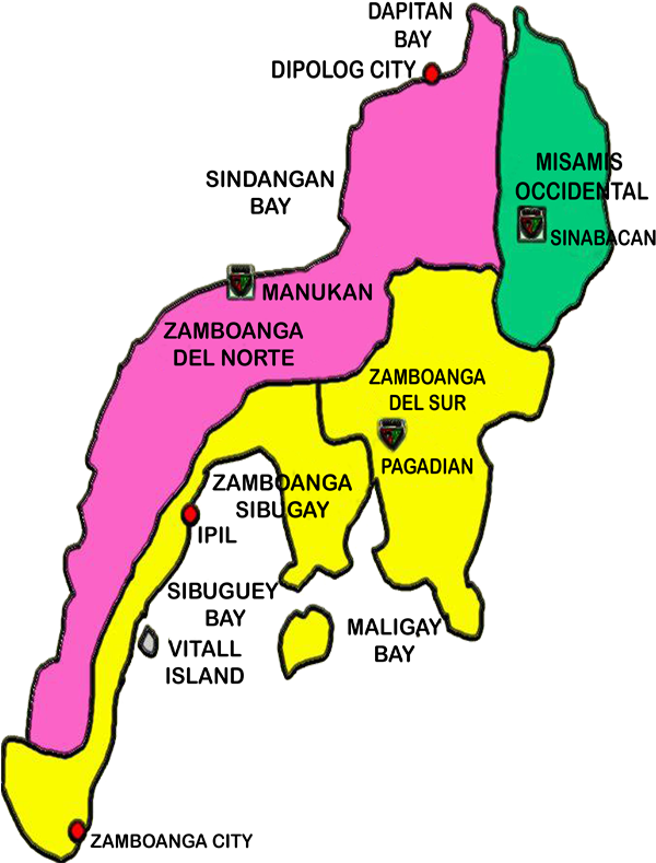 Philippines_ Zamboanga_ Peninsula_ Map PNG