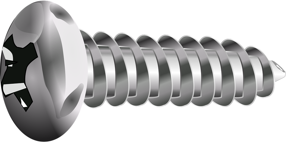 Phillips Head Screw3 D Rendering PNG