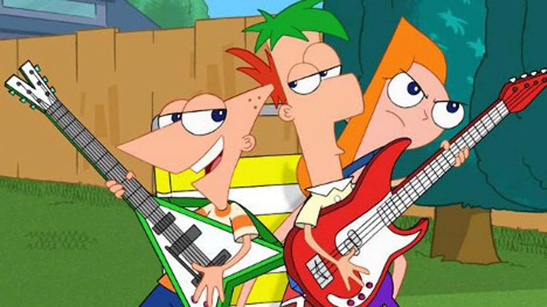 Phineas and Ferb enjoy their summer adventures together with their friends in Danville