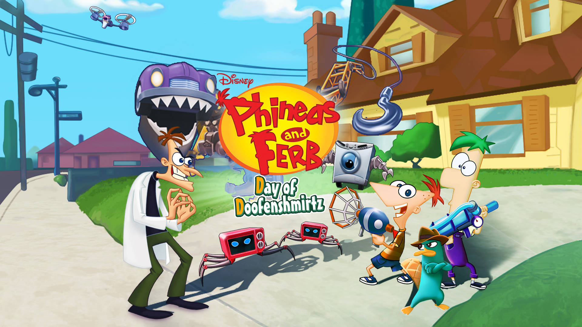 Phineas And Ferb Doofenshmirtz Day Background
