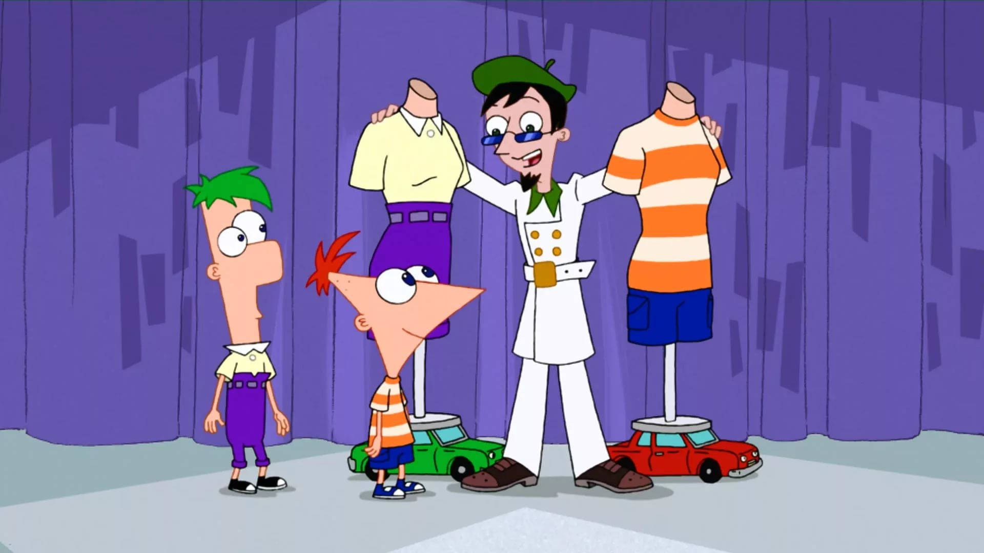 Phineas And Ferb Fashion Show Background