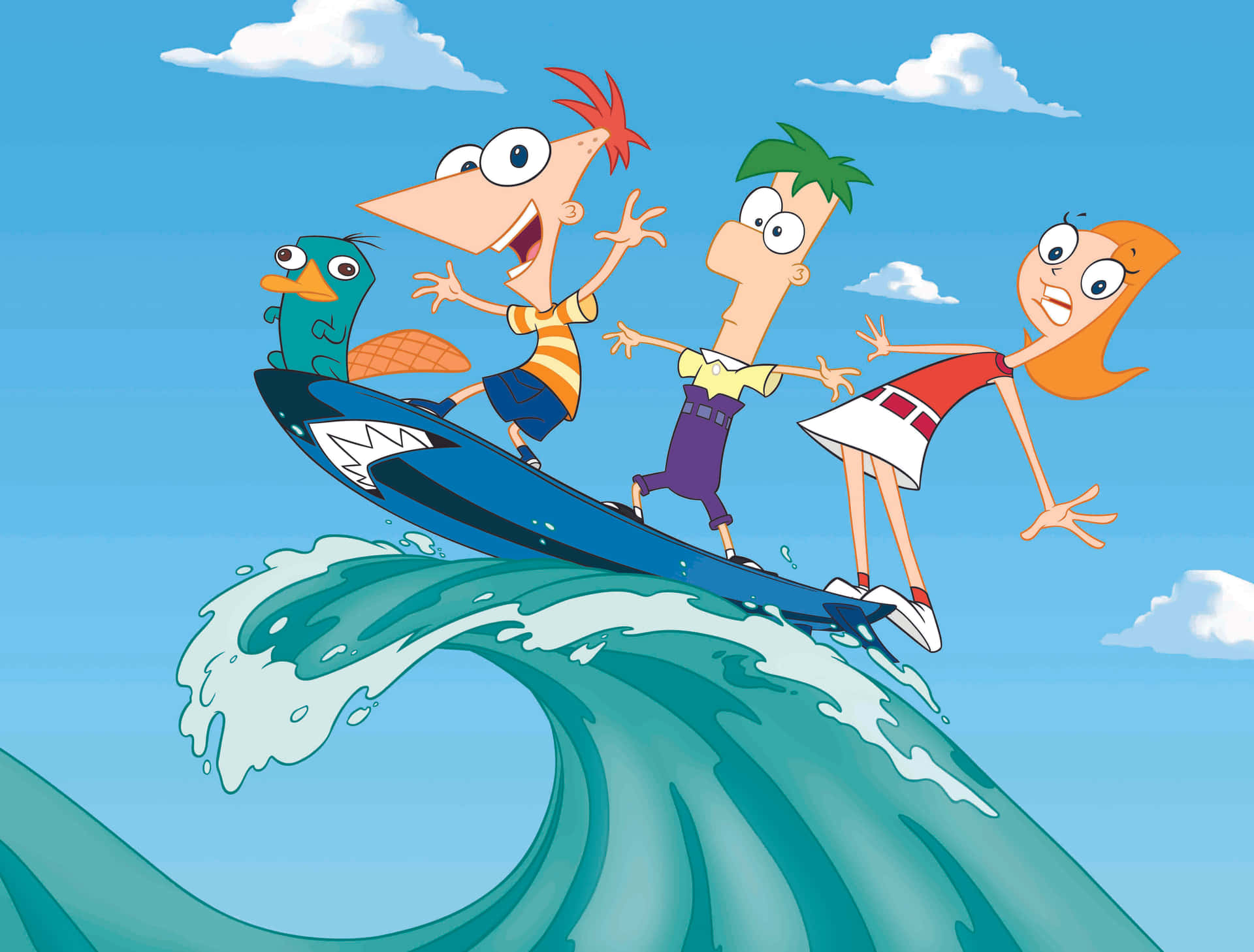 Phineasy Ferb Emprenden Nuevas Aventuras En Su Patio Trasero.