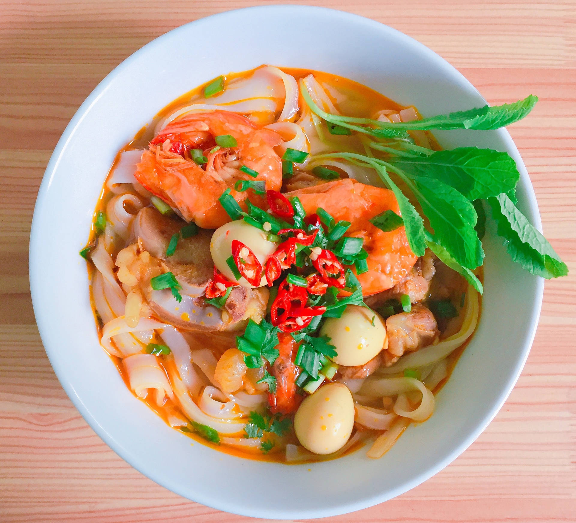 Pho Famous Vietnamese Soup Dish Wallpaper
