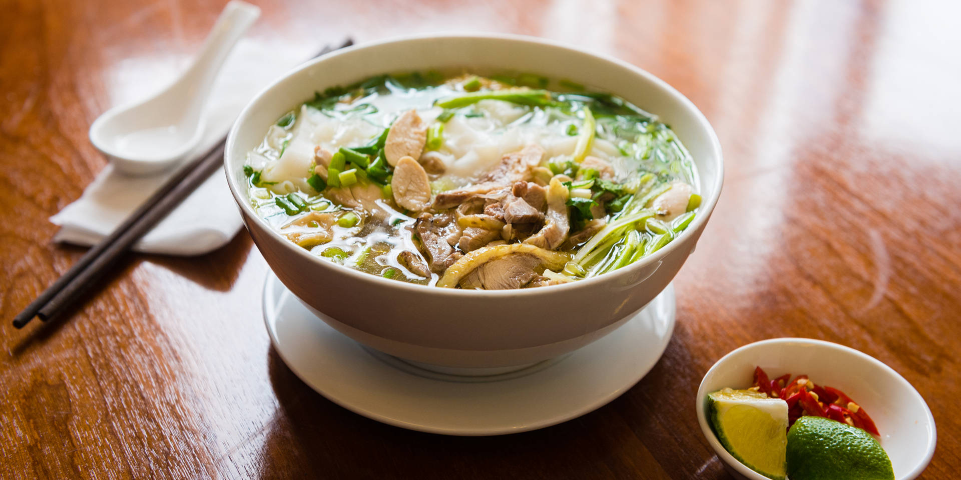 Pho Traditional Vietnamese Noodle Soup Wallpaper