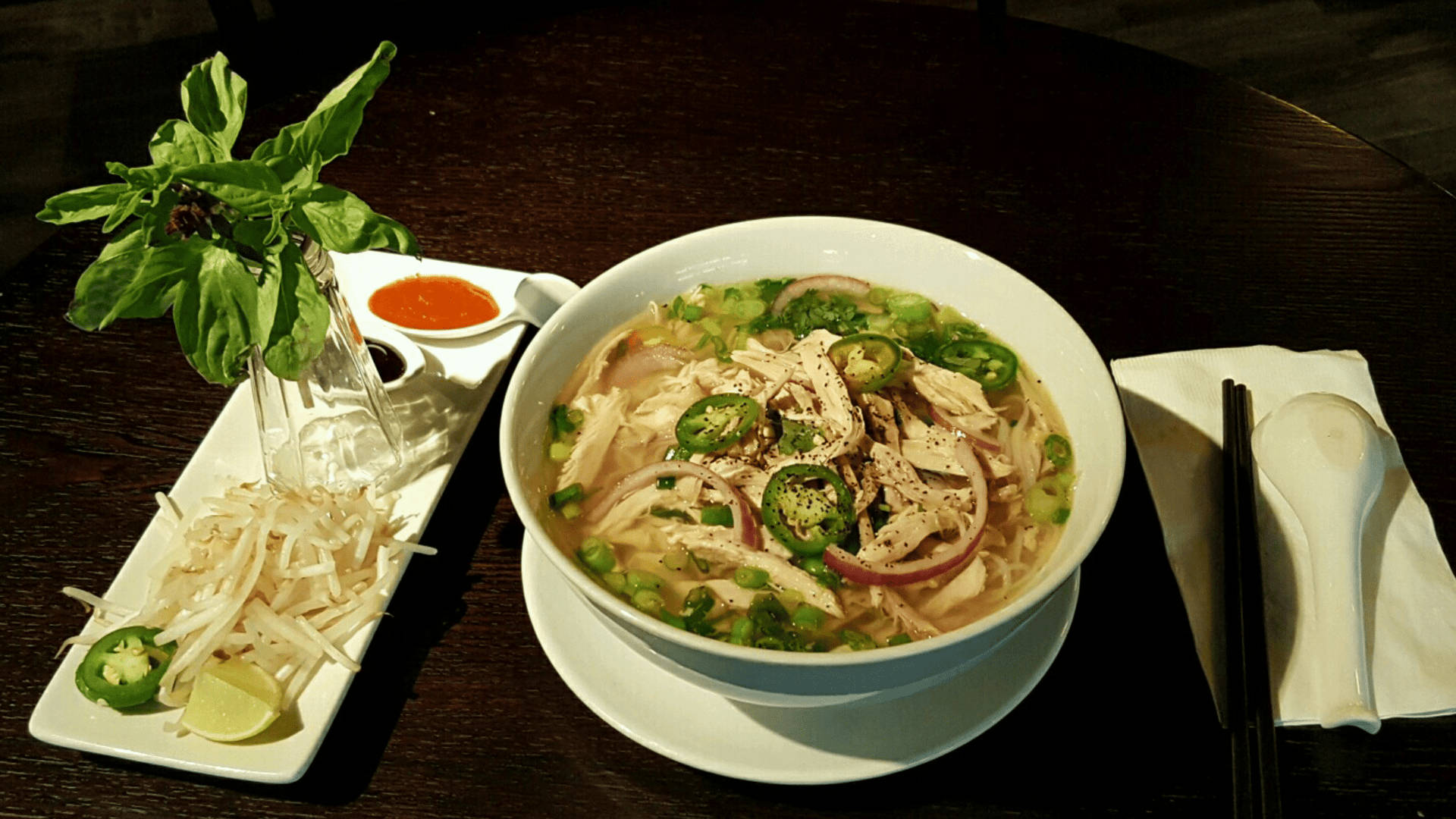 Pho With Light Broth And Noodles Wallpaper