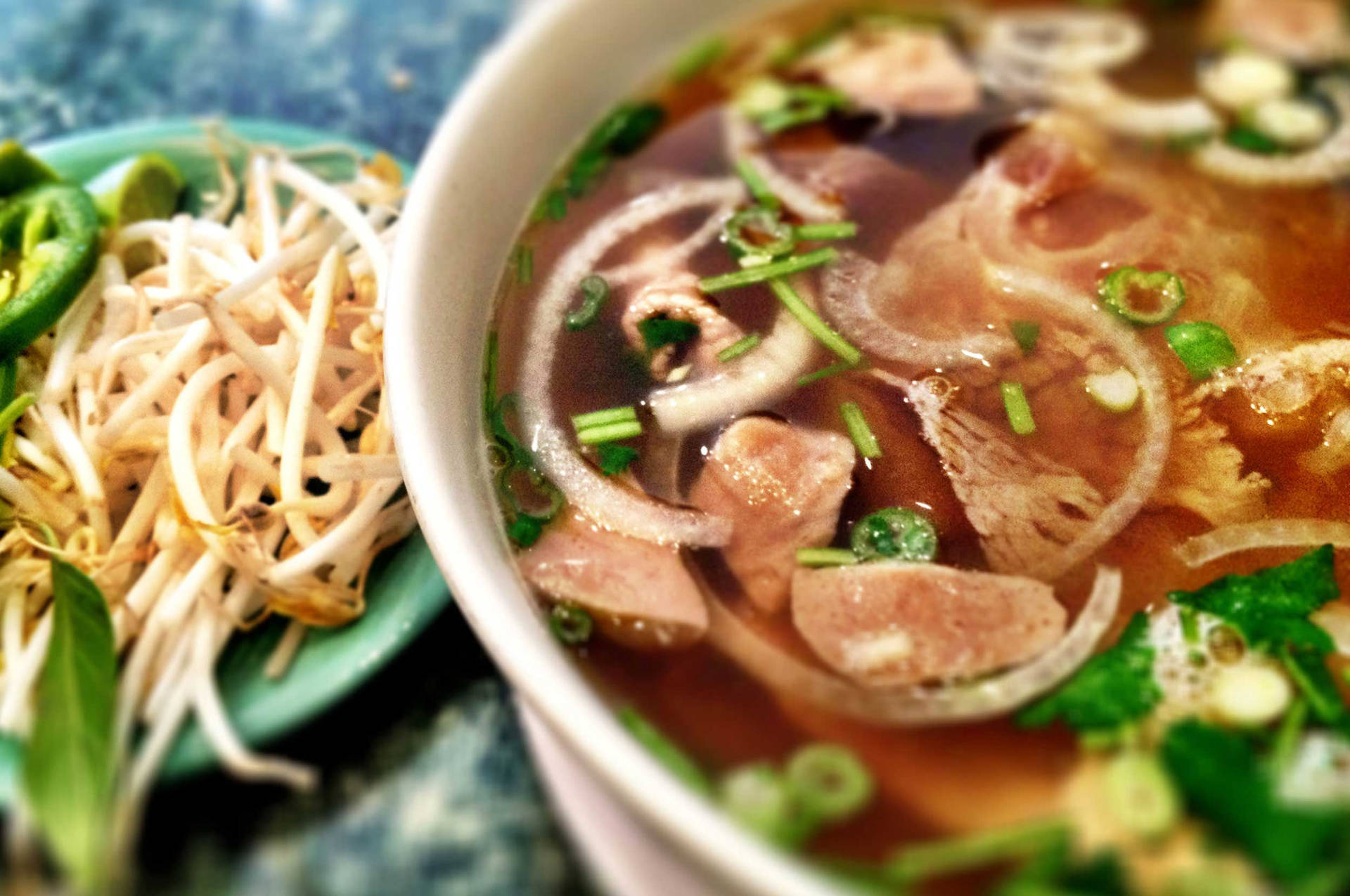 Pho With Pork And Vegetables Wallpaper