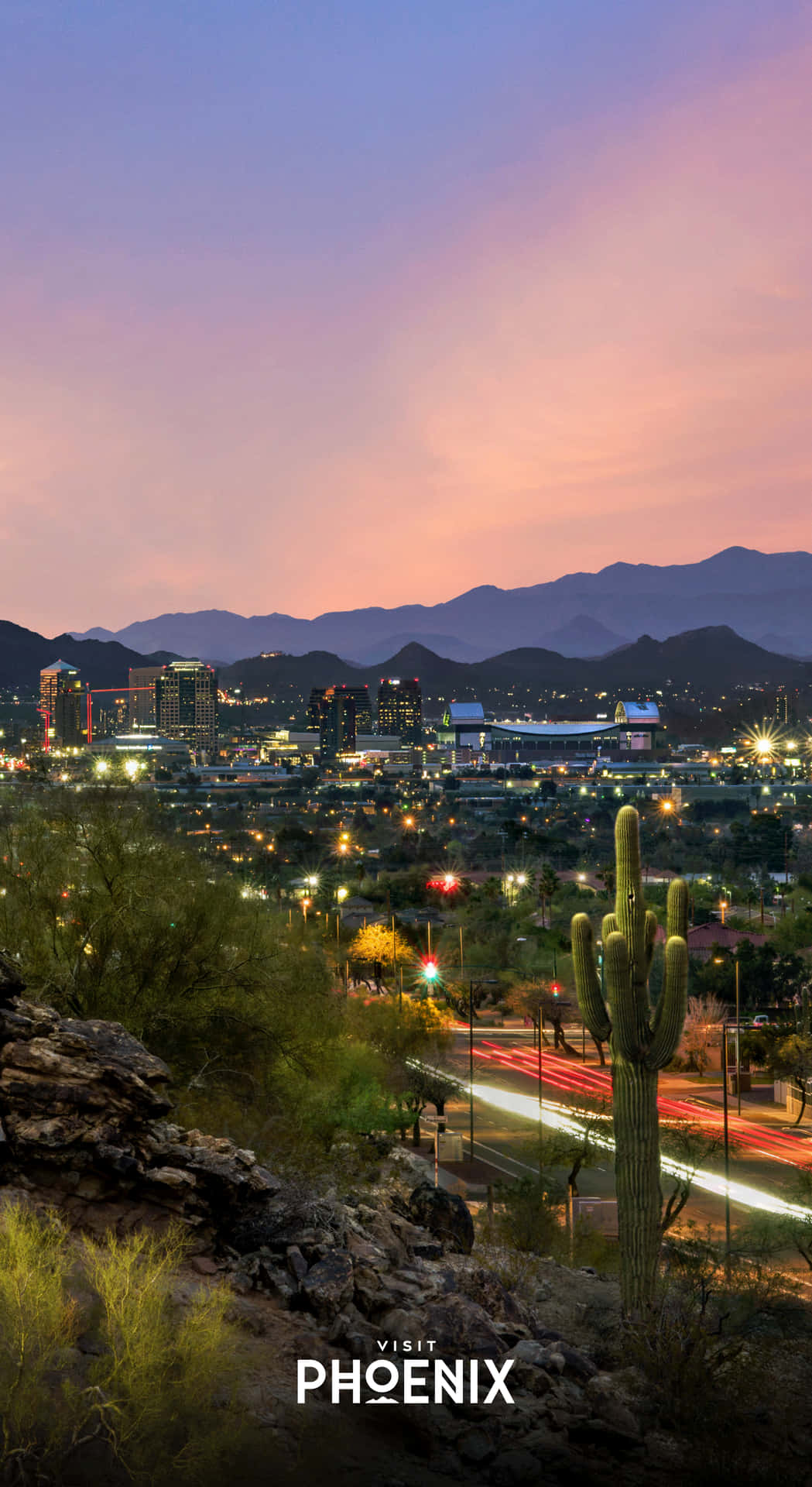 Phoenix, AZ - The Heart of the Deseret Wallpaper