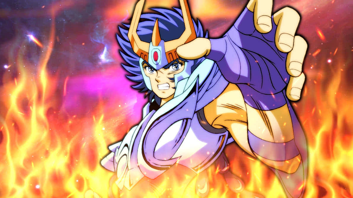 Phoenix Ikki Kembali Dengan Api Wallpaper