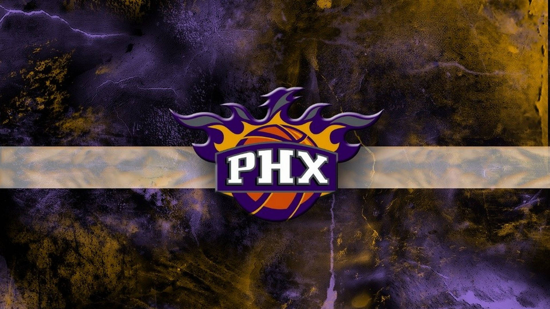 Phoenix Suns Logo Grunge Artwork Wallpaper