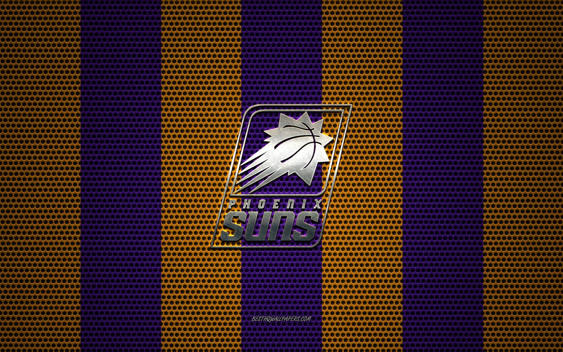 Phoenix Suns Logo On Screen Mesh Wallpaper