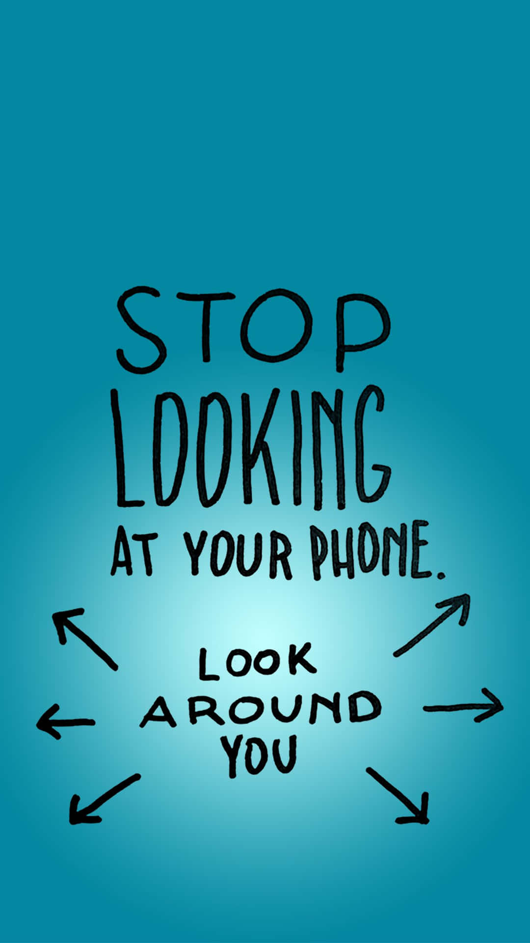 Phone Addiction Poster Wallpaper