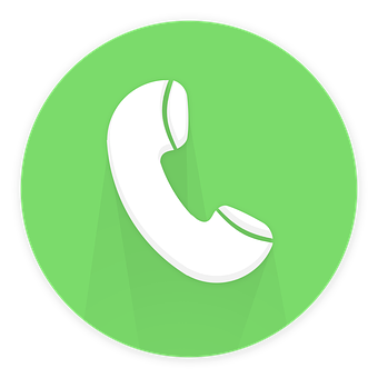 Phone App Icon Green Background PNG