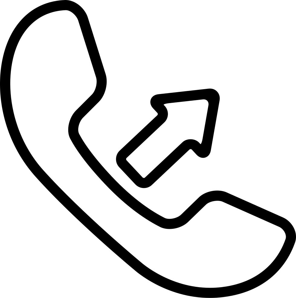 Phone Call Icon Outline PNG
