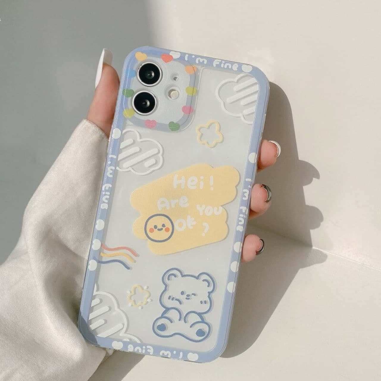 Mobile Cover -Pen Drawing Heart Printed Mobile Back Case - anidiots