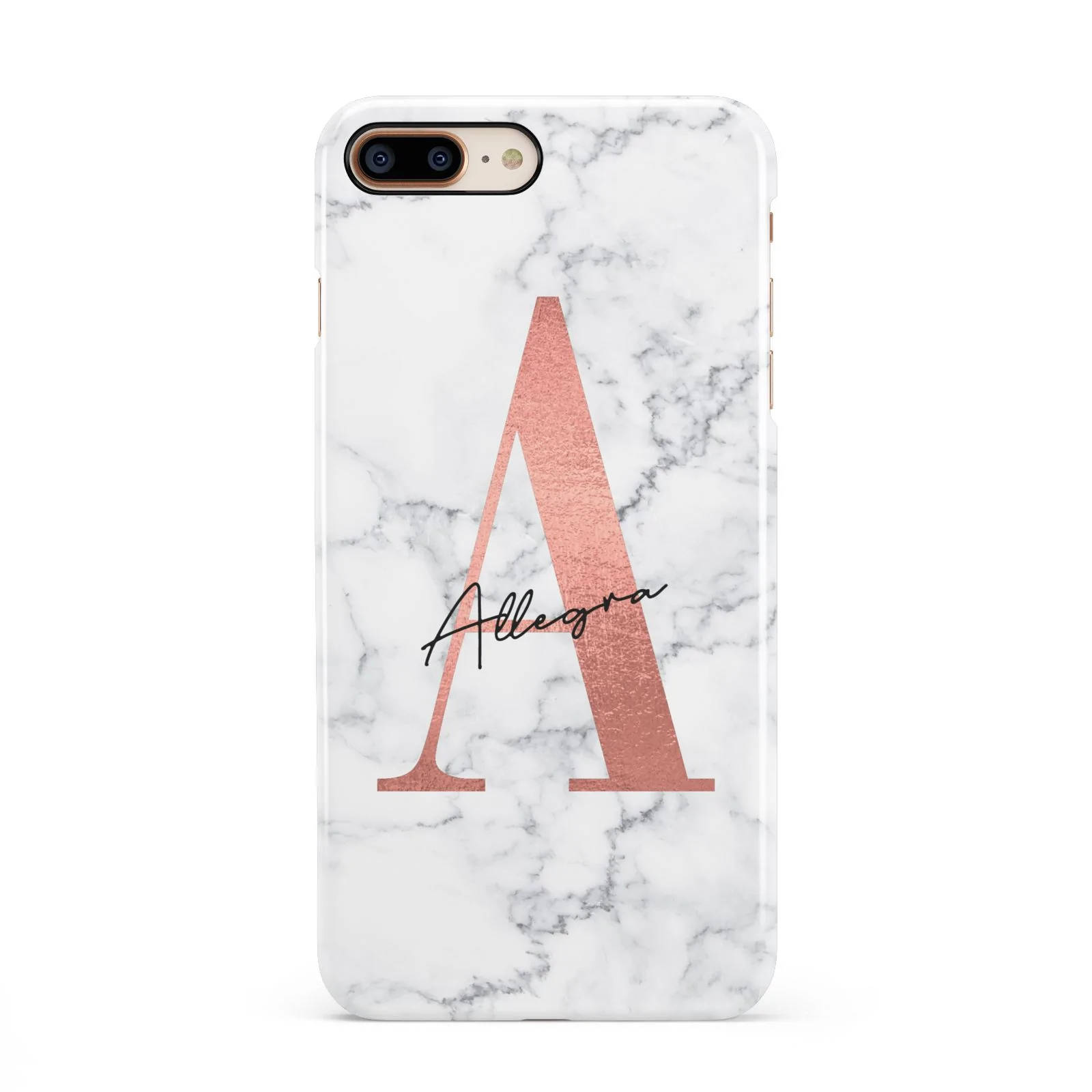 Phone Case Rose Gold Marble Picture